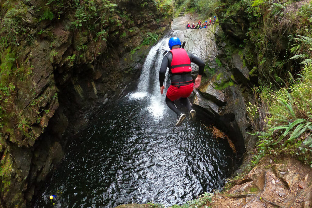 Canyon Xtreme, the best canyoning adventure activity in north wales. Rest day adventures