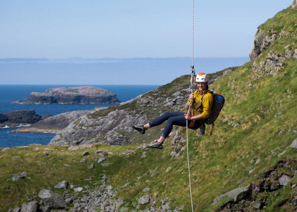Self rescue for trad climbers courses in North Wales