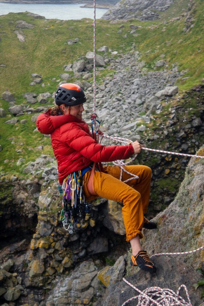Self rescue skills for trad climbers. Learn the skills in North Wales